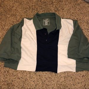 vintage cropped polo